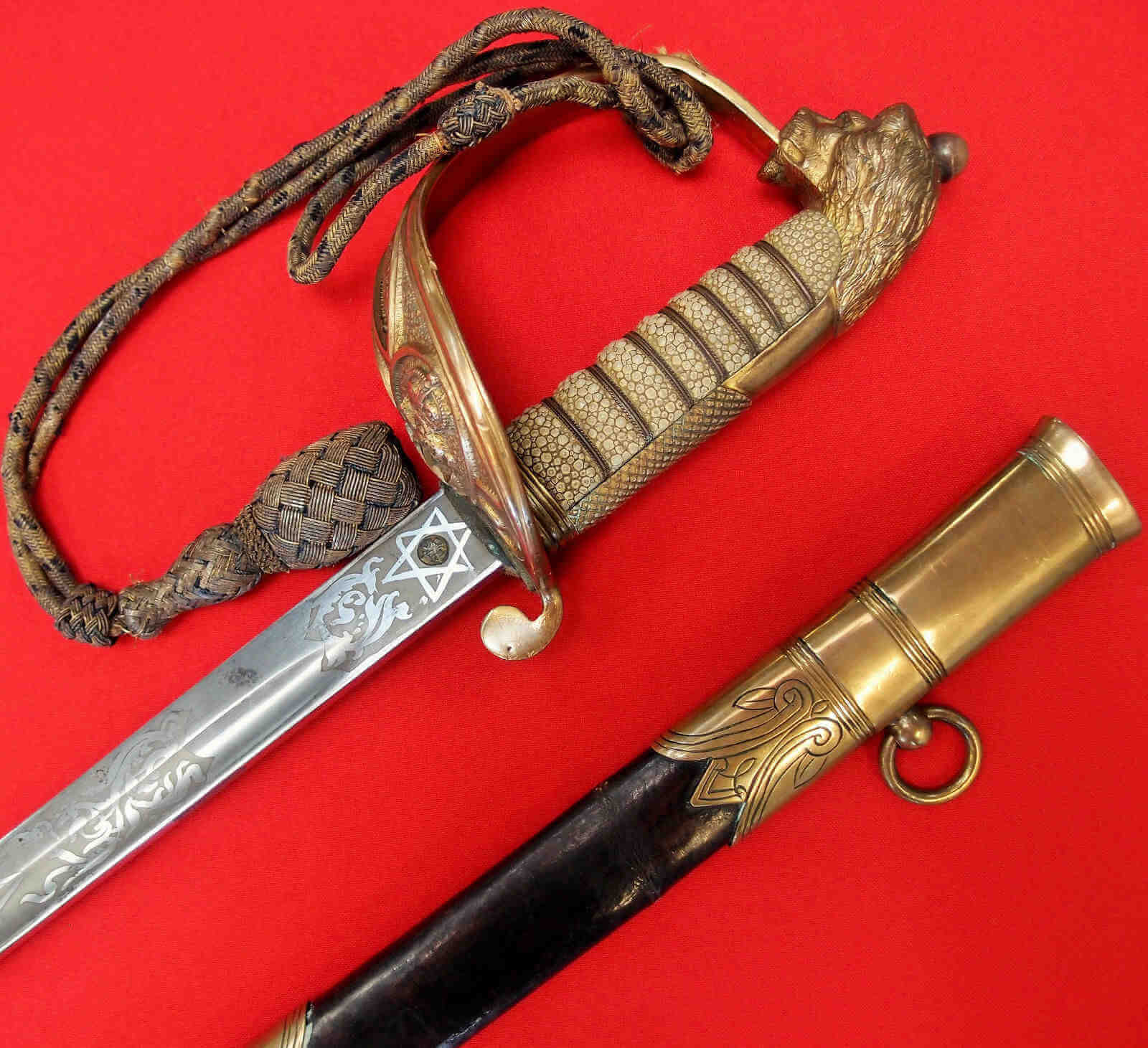1827 PATTERN BRITISH AUSTRALIAN NAVY OFFICERS SWORD & SCABBARD | JB  Military Antiques