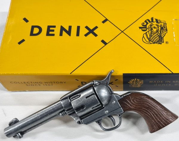 DENIX REPLICA GUN 1873 US QUICK DRAW COLT PEACE MAKER REVOLVER MINATURE PISTOL