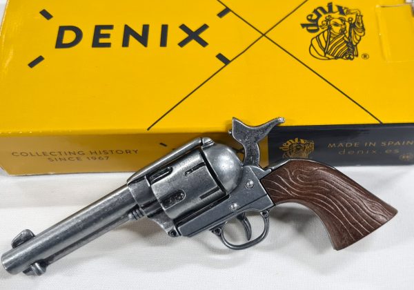 DENIX REPLICA GUN 1873 US QUICK DRAW COLT PEACE MAKER REVOLVER MINATURE PISTOL