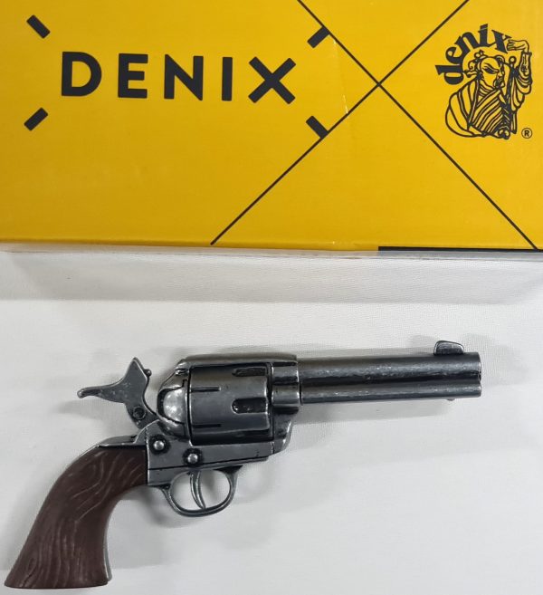DENIX REPLICA GUN 1873 US QUICK DRAW COLT PEACE MAKER REVOLVER MINATURE PISTOL