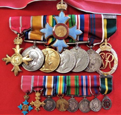 CBE WW2 OBE MEDAL GROUP COLONEL SOMERVILLE ROYAL SIGNALS NORTHERN IRELAND AWARD