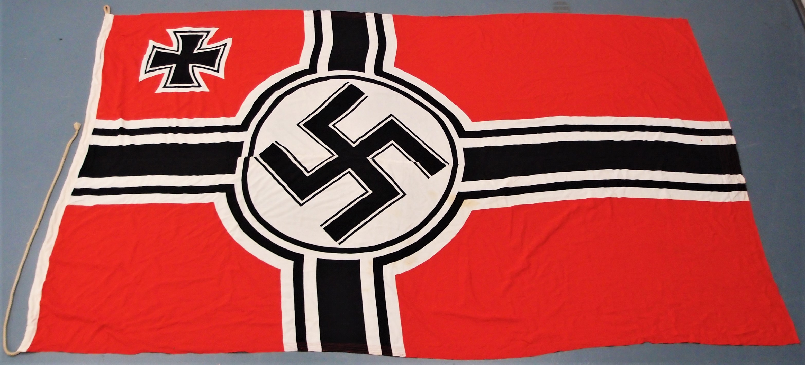 WW2 GERMAN KRIEGSMARINE BATTLE FLAG JB Military Antiques