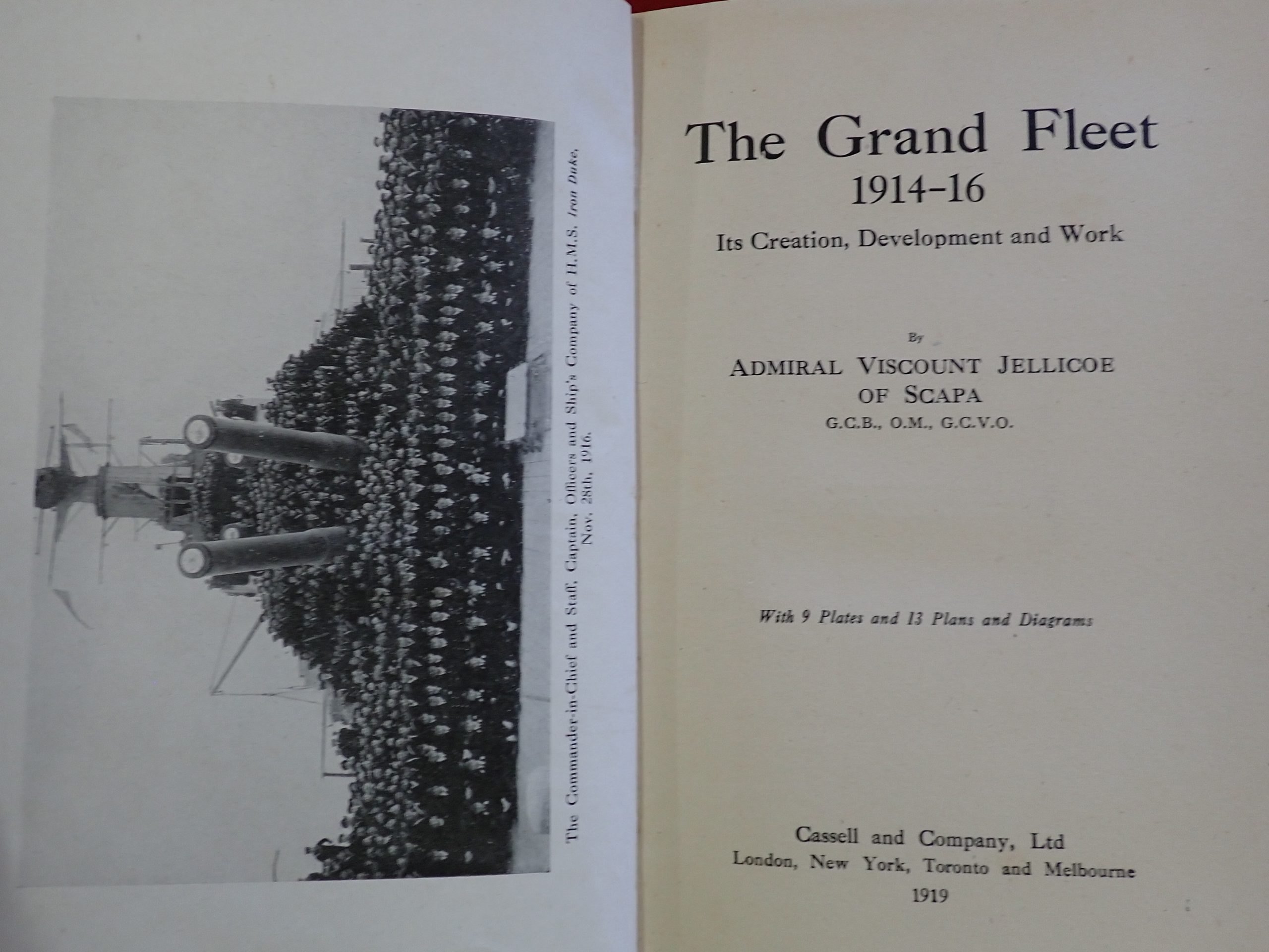 The Grand Fleet 1914-1916 Admiral Viscount Jellicoe - 1919 ID:27646 
