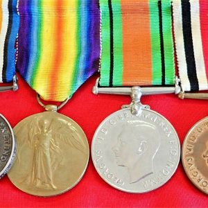 5th RESERVE REGIMENT CAVALRY WW1 & 2 BRITISH ARMY CAVALRY MEDALS PTE H.COLEY