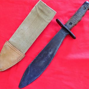 WW1 WW2 USA BOLO KNIFE BAYONET WITH SCABBARD COVER 1917 1918 SWORD