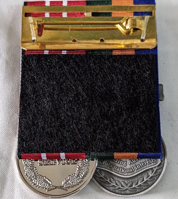 AUSTRALIAN OPERATIONAL SERVICE MEDAL GROUP REPLICA ANZAC MOUNTED TO WEAR GROUP - Image 3