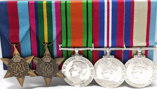 WW2 AUSTRALIAN PACIFIC KOKODA MEDAL GROUP REPLICA ANZAC MOUNTED TO WEAR GROUP