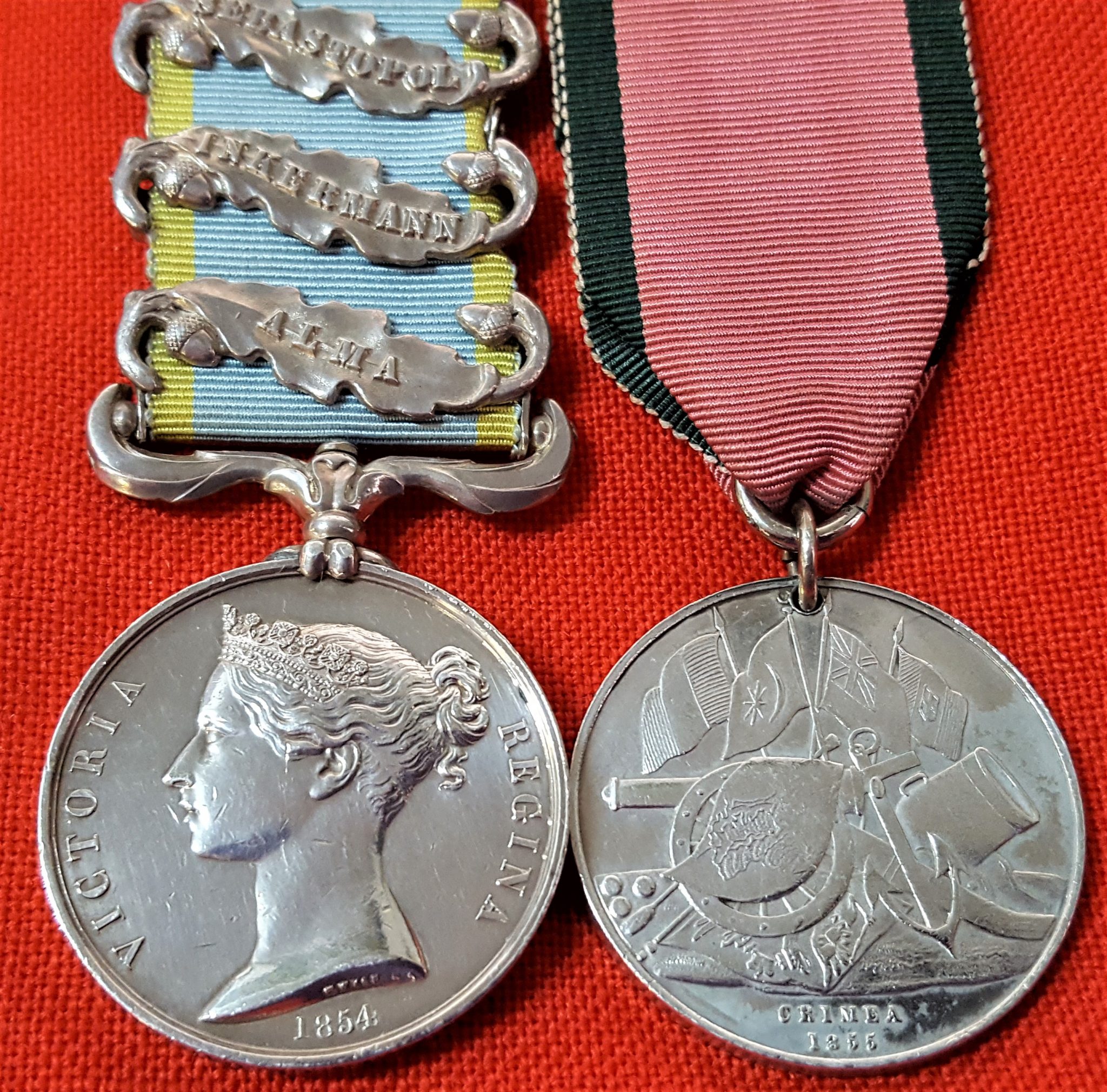 PRE WW1 BRITISH ARMY CRIMEAN WAR & TURKISH AWARD MEDAL GROUP O’BRIEN