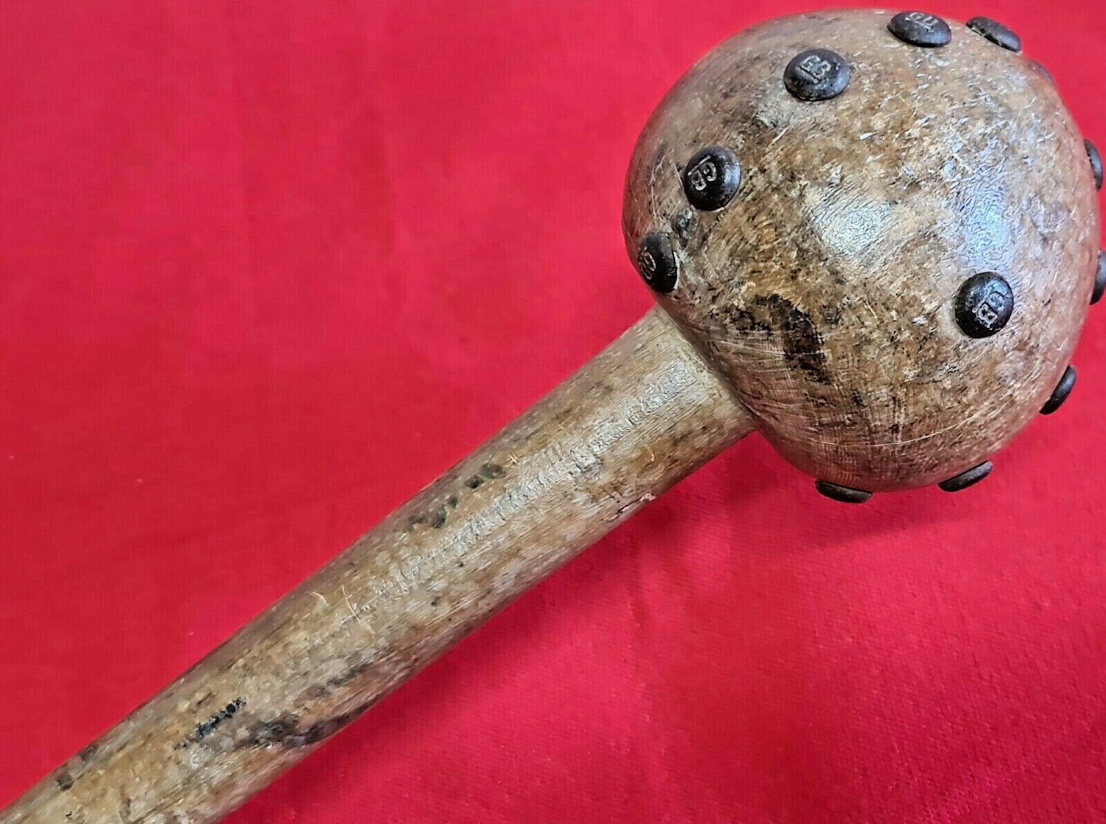 BRITISH AFRICAN ZULU WAR CLUB IWISA KNOBKERRIE WARRIOR MACE SOUTH