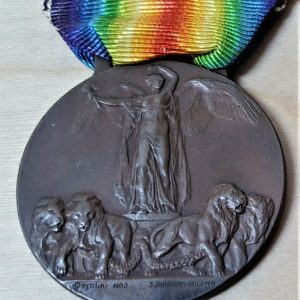 WW1 ITALY INTERALLIED VICTORY MEDAL BY JOHNSON OF MILAN
