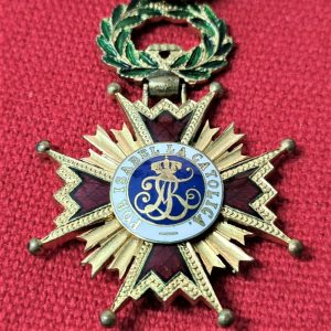 WW1 WW2 ERA SPAIN ORDER OF ISABELLA THE CATHOLIC MEDAL KNIGHT GRADE