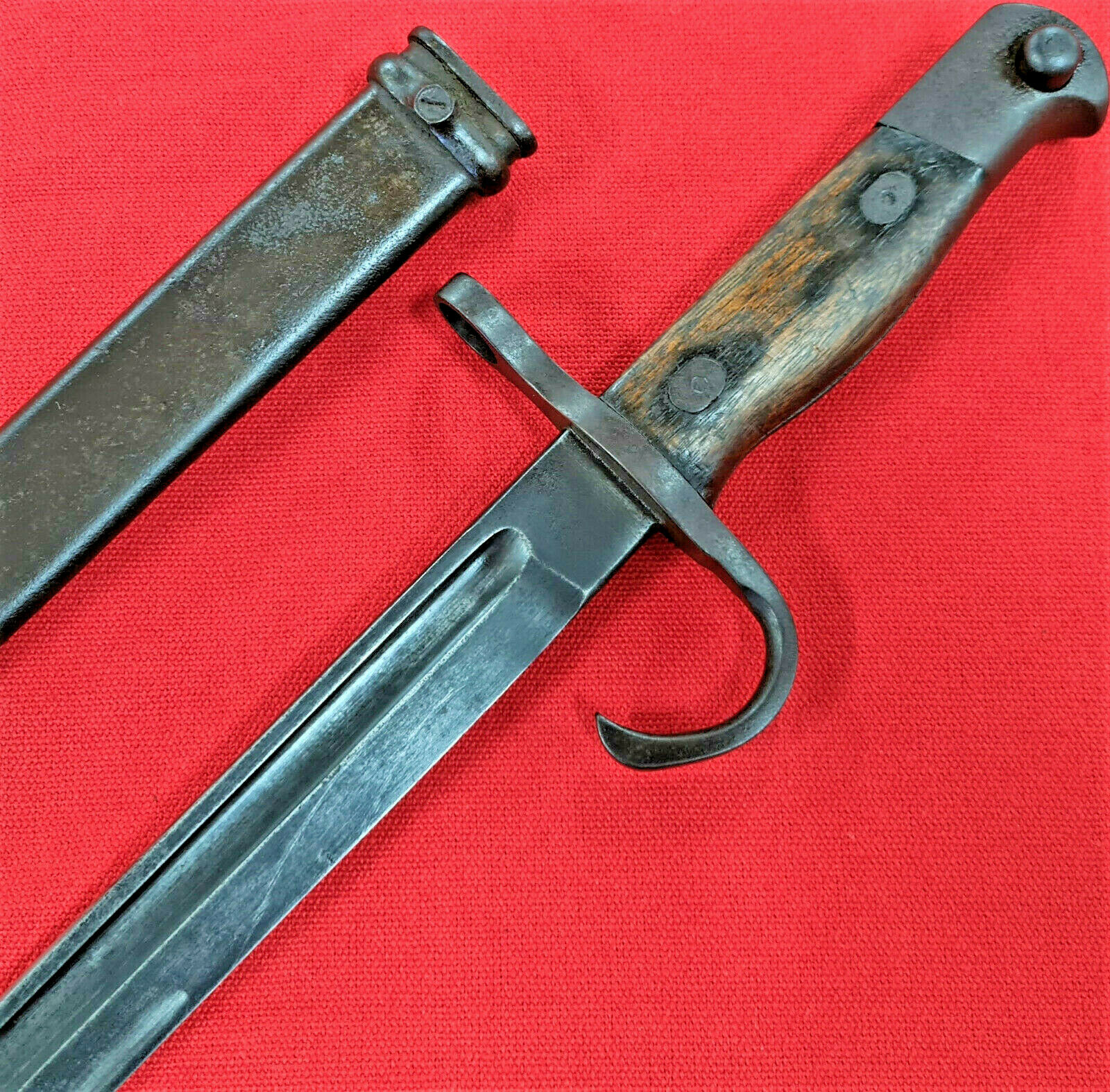 Ww2 Japanese Army Arisaka Bayonet Scabbard By Nagoya Arsenal Jb Military Antiques