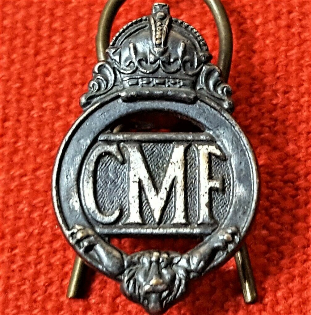 1950 WW2 CMF AUSTRALIAN CITIZENS MILITARY FORCES SERVICE BADGE SWANN