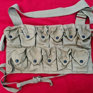 VINTAGE US WW1 WW2 UNIFORM GRENADE HARNESS POUCH HOLDER