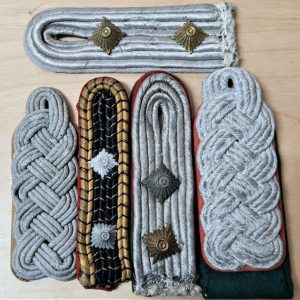 WW2 GERMAN UNIFORM OFFICER'S SHOULDER BOARDS MIXED LOT