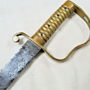 PRE WW1 BRITISH ARMY P1856 SAWBACK SOLDIER'S PIONEER SHORT SWORD BOER WAR SWORD