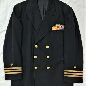 POST WW2 ERA UNITED STATES NAVY COMMANDER OFFICER'S JACKET & PANTS