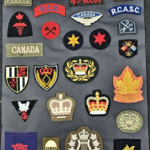 1980's ERA CANADA ARMY PARACHUTE & AIR FORCE PATCHES BREVET INSIGNIA LOT 2