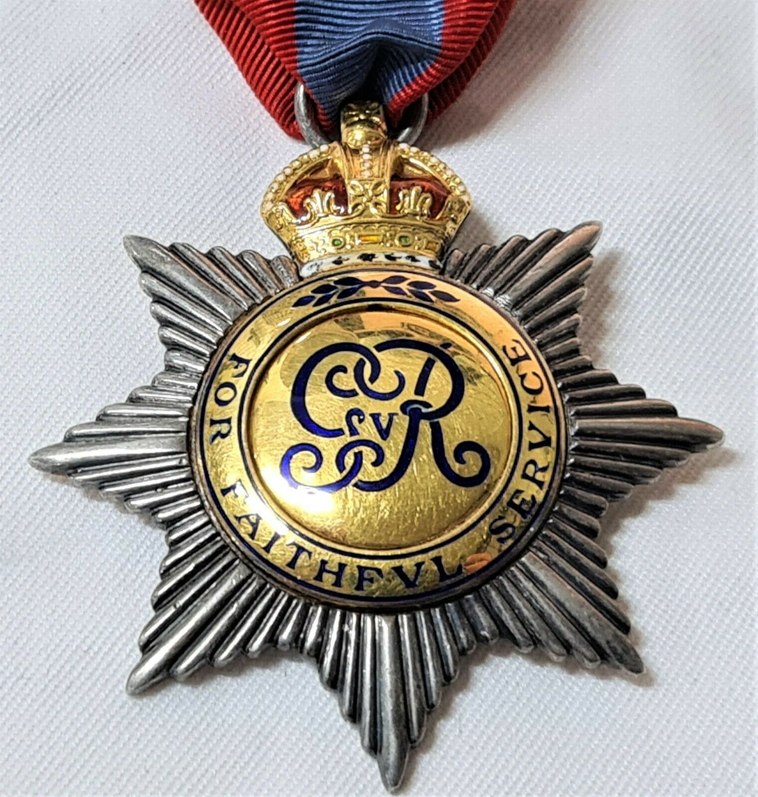 British Badge of the Imperial Service Order by Elkington of London
