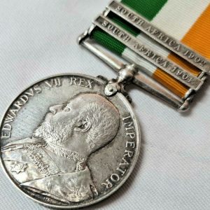 Pre WW1 Kings South Africa Medal Trooper J Joyce 3rd New South Wales Imp Bushmen