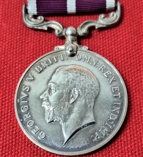 MERITORIOUS SERVICE MEDAL SGT MAJOR KING WORCESTERSHIRE REGIMENT JB