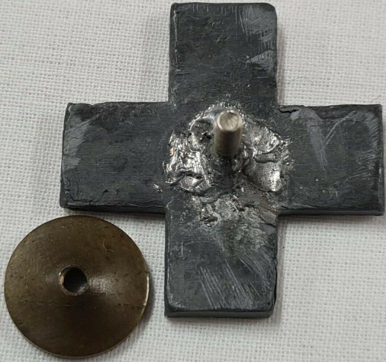 RARE POST WW1 BIZERTE CROSS MEDAL MILITARY WHITE RUSSIAN CIVIL WAR ERA - Image 5