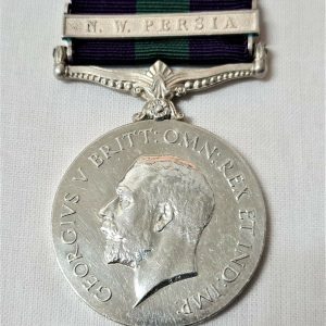 WW1 ERA GENERAL SERVICE MEDAL NW PERSIA NAIK S SINGH BENGAL SAPPERS & MINERS