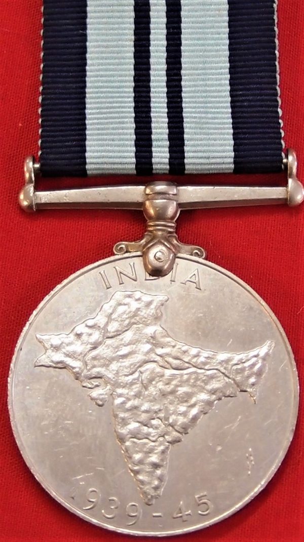 WW2 BRITISH ARMY WAR MEDAL 1939 - 1945 INDIA SERVICE - Image 4