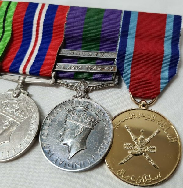 WW2 BURMA & MALAYA BRITISH ARMY MEDALS MAJOR A GRAY 8TH GURKHA & SULTAN SECURITY - Image 4