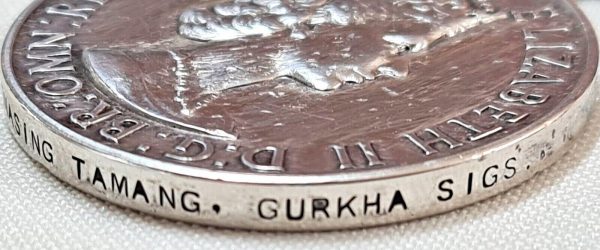 GURKHA SIGNALS GENERAL SERVICE MEDAL MALAYA SIGNALMAN HEMASING TAMANG POST WW2 - Image 5