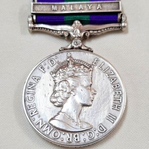 GURKHA SIGNALS GENERAL SERVICE MEDAL MALAYA SIGNALMAN HEMASING TAMANG POST WW2