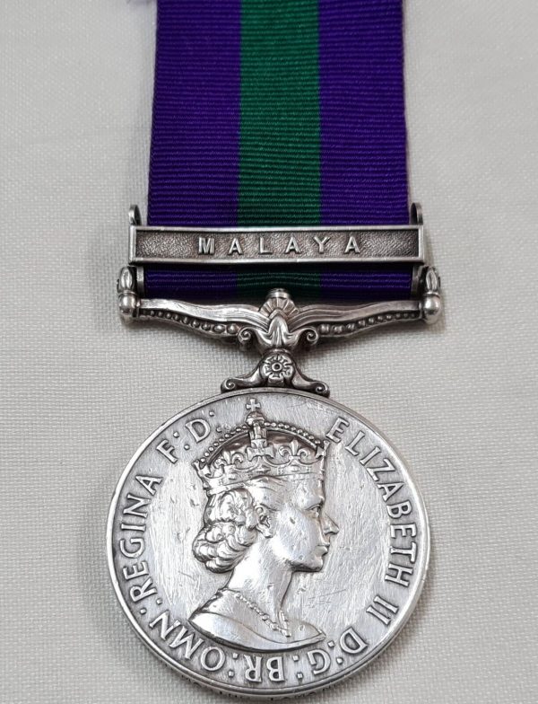 GURKHA SIGNALS GENERAL SERVICE MEDAL MALAYA SIGNALMAN HEMASING TAMANG POST WW2 - Image 2