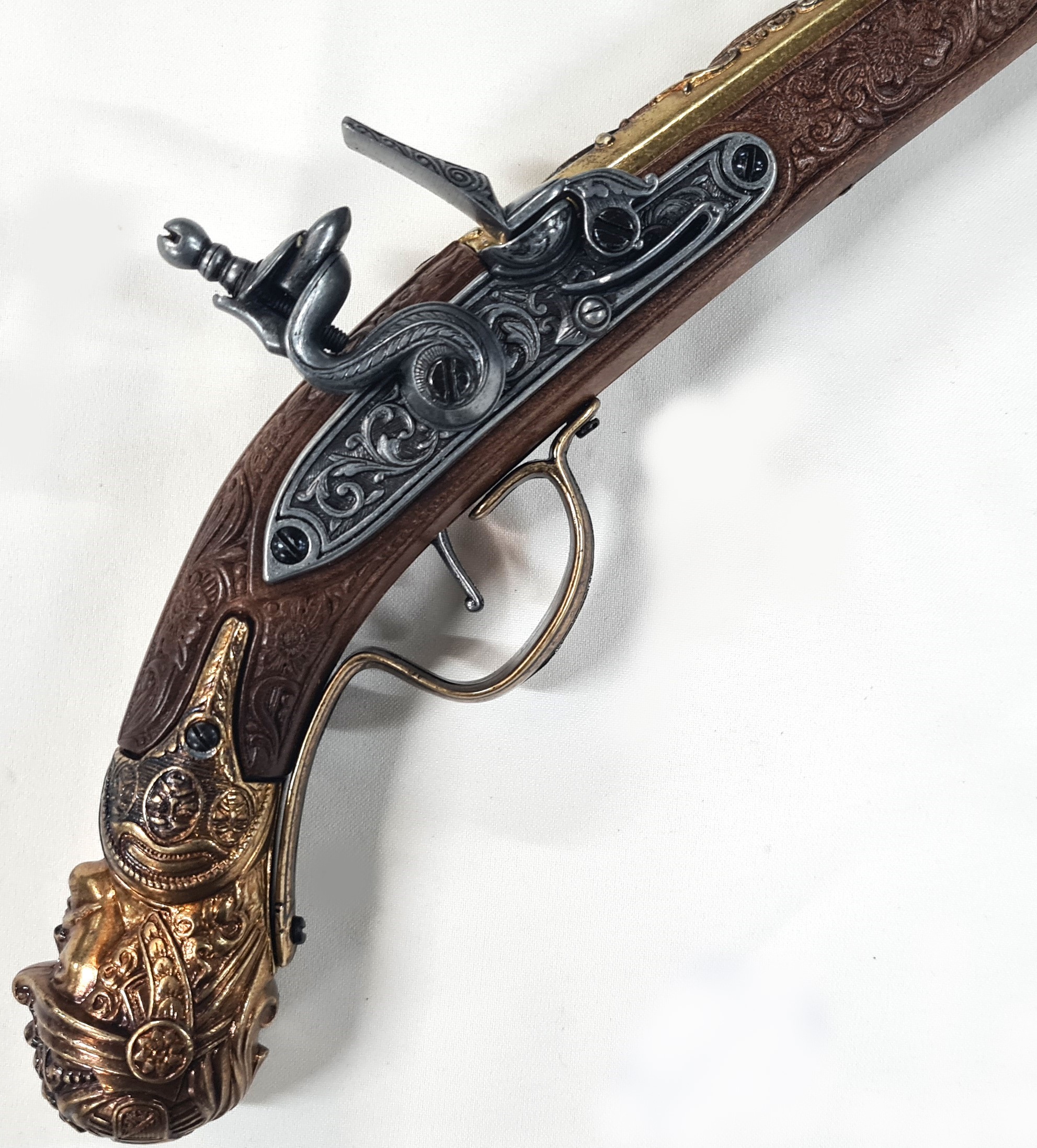 DENIX 1700s GERMAN FLINTLOCK PISTOL EUROPEAN GUN 1314 JB Military