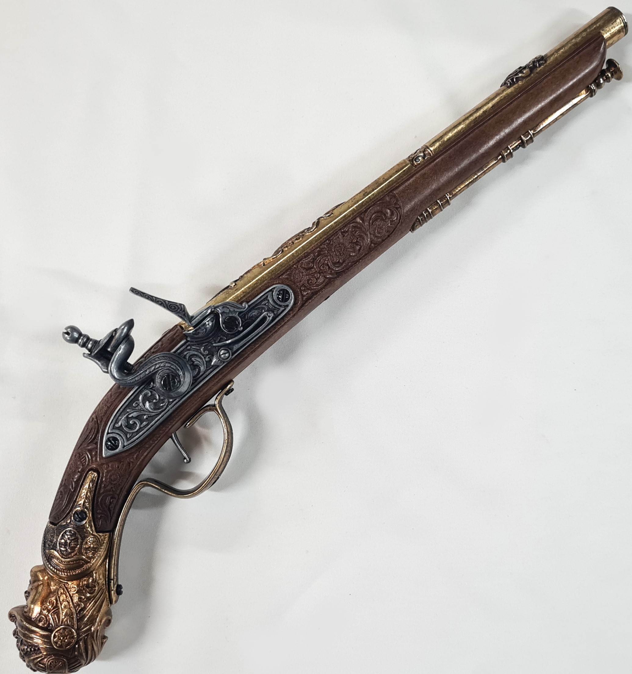 DENIX 1700s GERMAN FLINTLOCK PISTOL EUROPEAN GUN 1314 JB Military