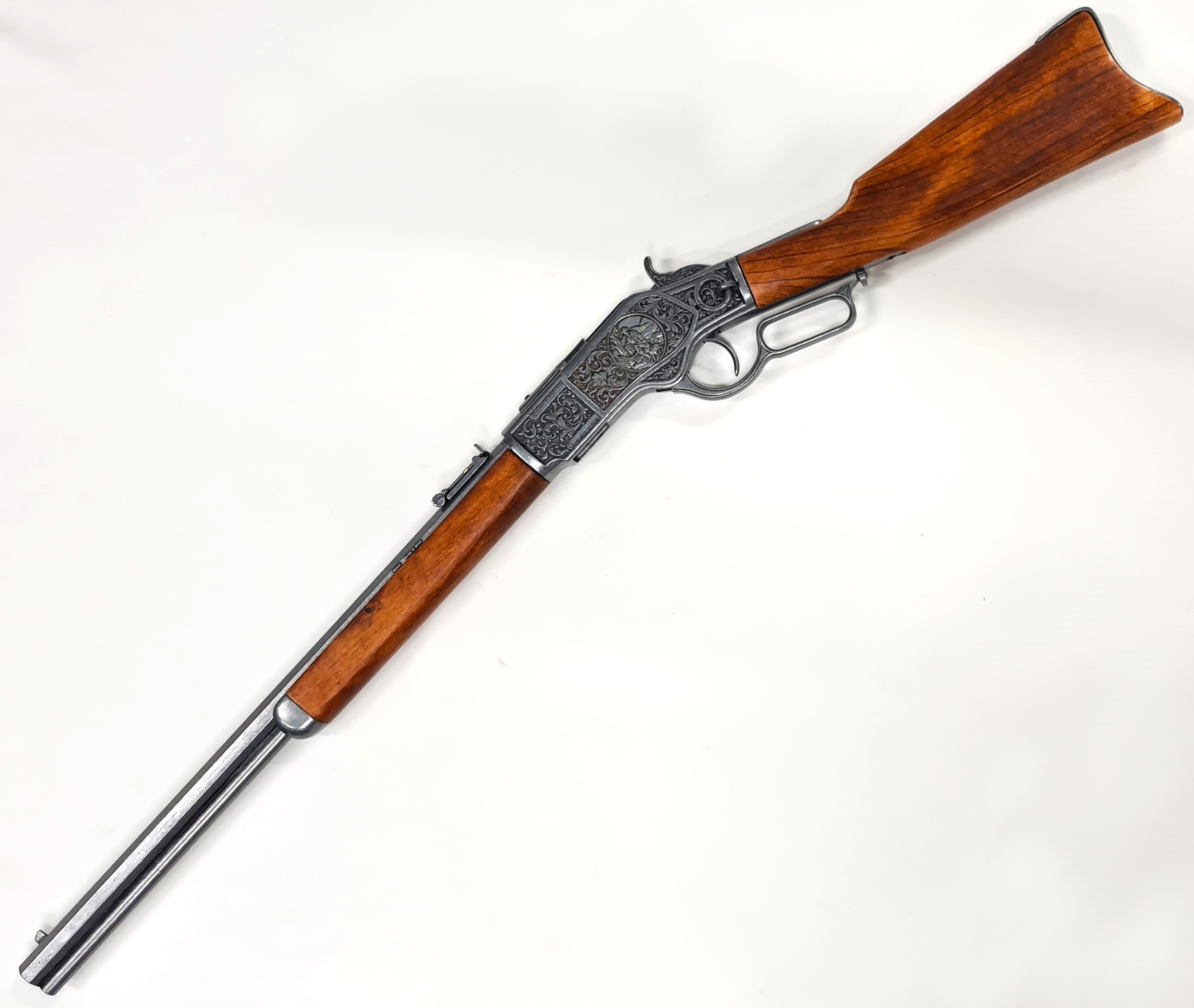 WINCHESTER M1873 LEVER ACTION REPLICA RIFLE BY DENIX 1253/G ENGRAVED