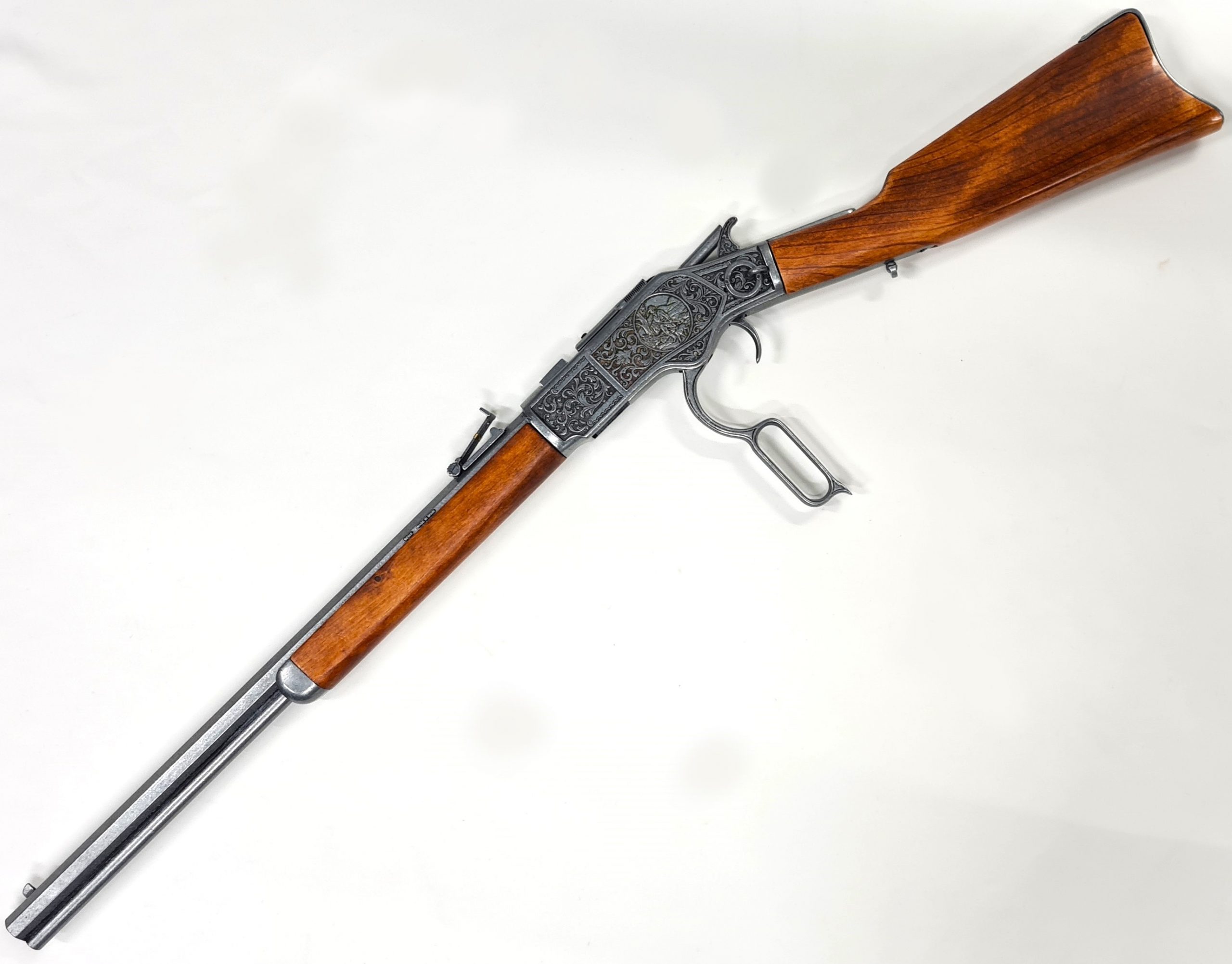 WINCHESTER M1873 LEVER ACTION REPLICA RIFLE BY DENIX 1253/G ENGRAVED