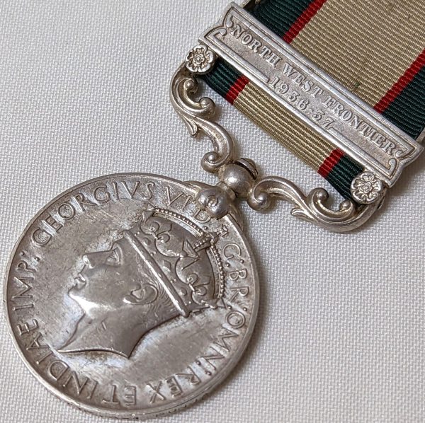 PRE WW2 INDIA GENERAL SERVICE MEDAL AFGHANISTAN NW FRONTIER PUNJAB REGIMENT ARMY