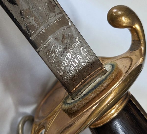 RARE COLONEL CHEESMAN 1902 US ARMY INFANTRY OFFICERS ETCHED SWORD & SCABBARD WW1 - Image 15