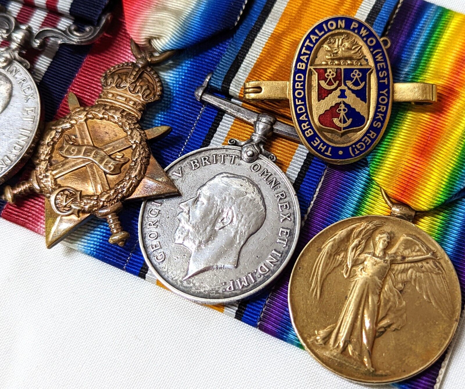 WW1 FRANCE & ITALY DCM & MM MEDALS 16-348 WILFRED READ WEST
