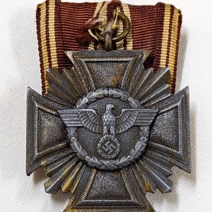 WW2 GERMAN N.S.D.A.P. NAZI PARTY 10 YEAR SERVICE CROSS PARADE MOUNTED