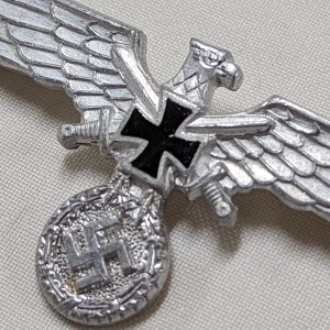 WW2 GERMAN VETERANS' ORGANISATION UNIFORM BREAST EAGLE BADGE NS RKB