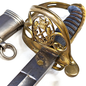 ZULU WARS 1845 BRITISH ARMY GENERAL & STAFF OFFICERS SWORD SCABBARD PULFORD & CO