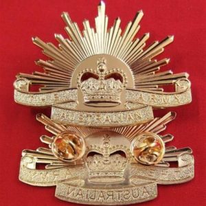 10 X VIETNAM IRAQ AFGHANISTAN WAR AUSTRALIAN ARMY RISING SUN UNIFORM CAP BADGE