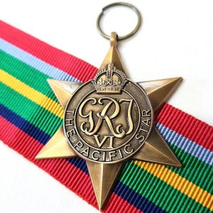 *WW2 PACIFIC STAR MEDAL AUSTRALIAN ARMY NAVY REPLICA ANZAC KOKODA SINGAPORE