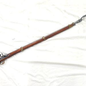 DENIX NAPOLEONIC FRENCH FLINTLOCK MUSKET WITH SOCKET BAYONET 1806