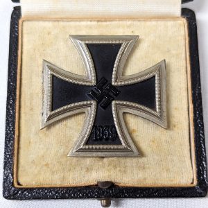 WW2 GERMAN IRON CROSS 1st CLASS IN CASE OF ISSUE