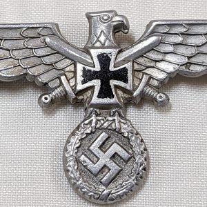 WW2 GERMAN VETERANS' ORGANISATION UNIFORM BREAST EAGLE BADGE NS RKB