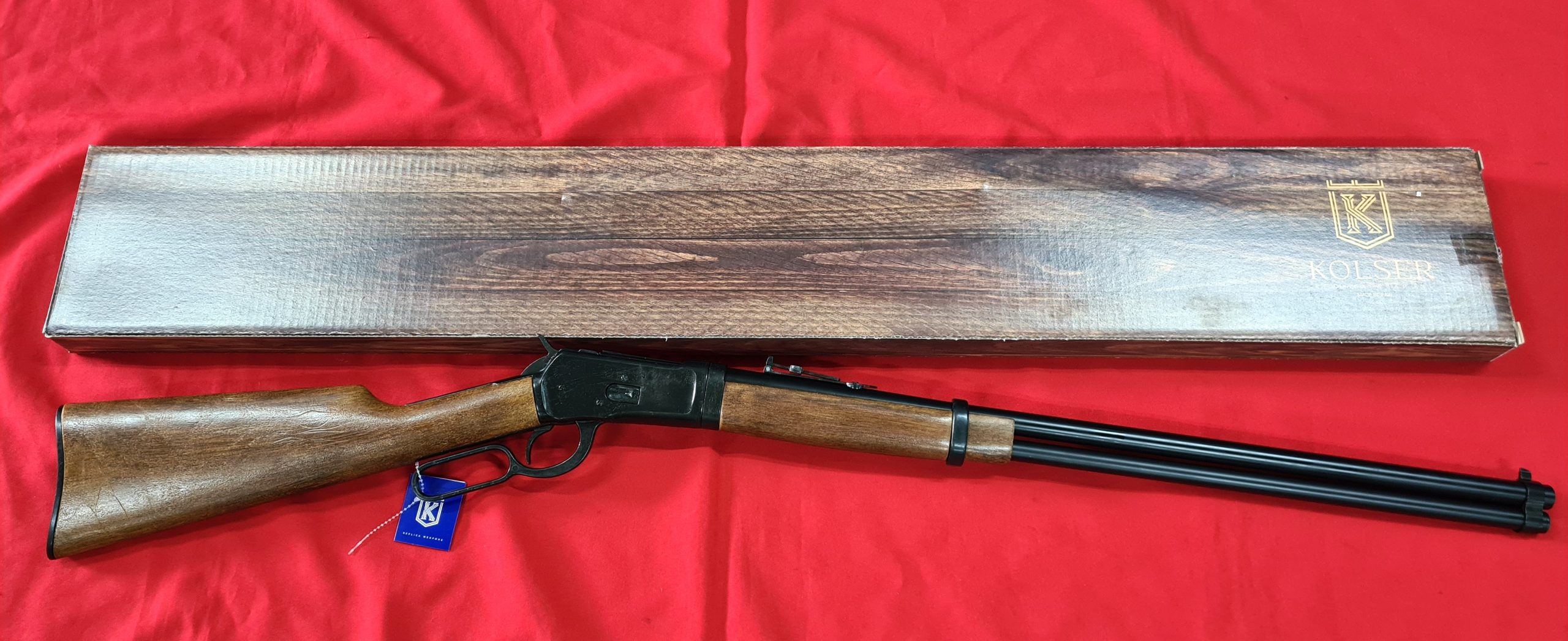 KOLSER WESTERN LEVER ACTION REPLICA RIFLE WINCHESTER WITH LADDER SIGHT