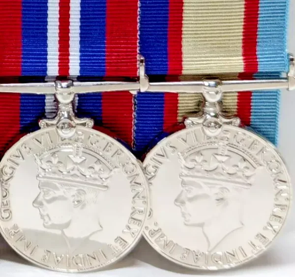 REPLICA WW2 PACIFIC CAMPAIGN MEDAL GROUP AUSTRALIA MOUNTED - Image 2